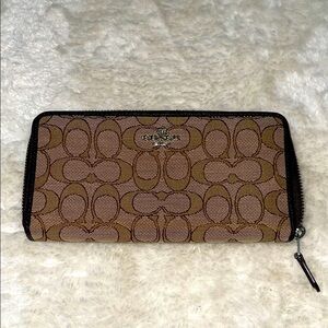 Coach Brown Signature Wallet